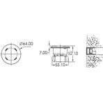          Abletech LED-P10 1W/12V Cool white