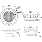        ABS- 25  Pool King N616C, LED, RGB 2 ., 12 AC 