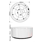    Kingston JCS - 67 24095   6459 White,  P - 05 Teak