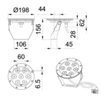    Oase ProfiLux Basic LED XL W Spot /01