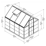     Palram Hybrid 6x8