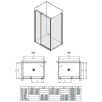    Kolpa Andromeda D 140 UNI SBR/1, silver brill transparent