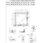      Kolpa Atlas TKK 90 SBR/1, silver brill transparent