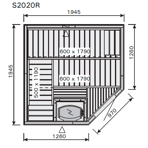    Harvia Variant     S2020R ( )